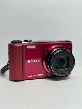 Sony Sony Cyber-shot DSC-H70 Red Digital Camera - 16.1 MP 10x Zoom w/ Battery